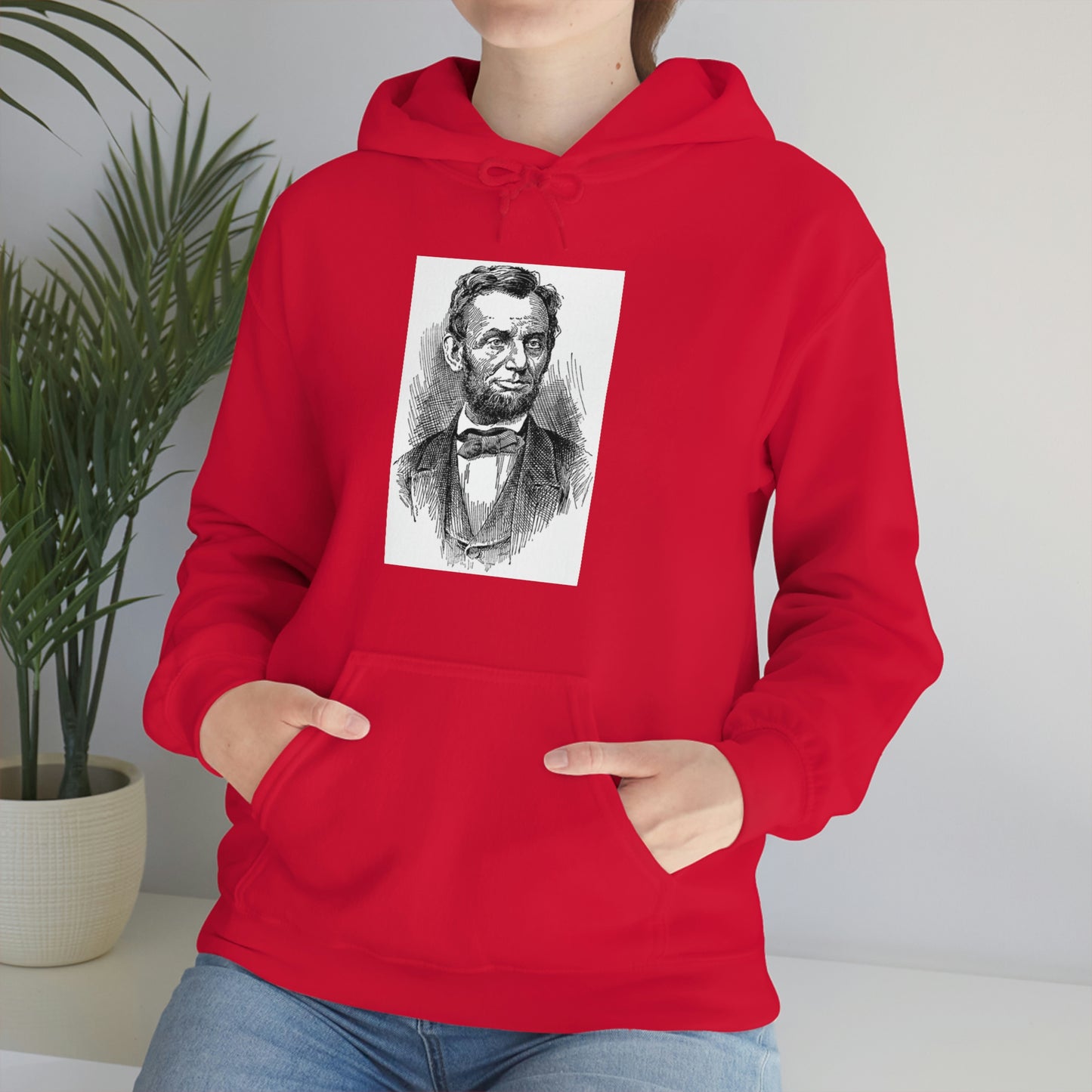 Abe Lincoln Unisex Heavy Blend Hooded Sweatshirt