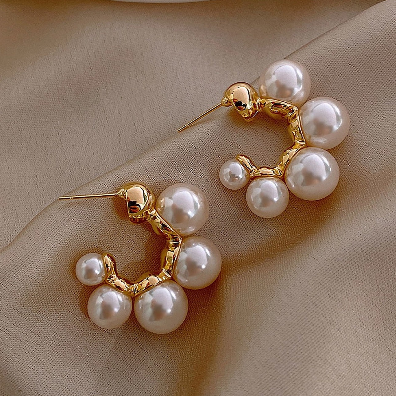 4 pearls Earrings