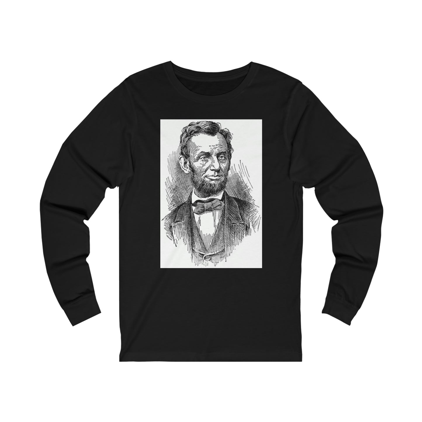 Abe Lincoln Unisex Jersey Long Sleeve Tee