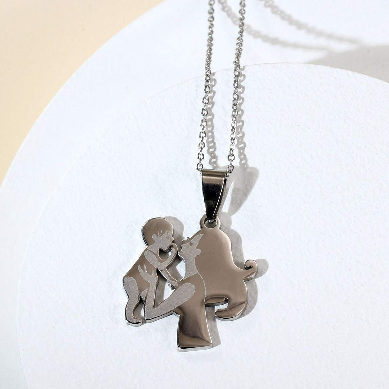 Baby and Mother Necklace
