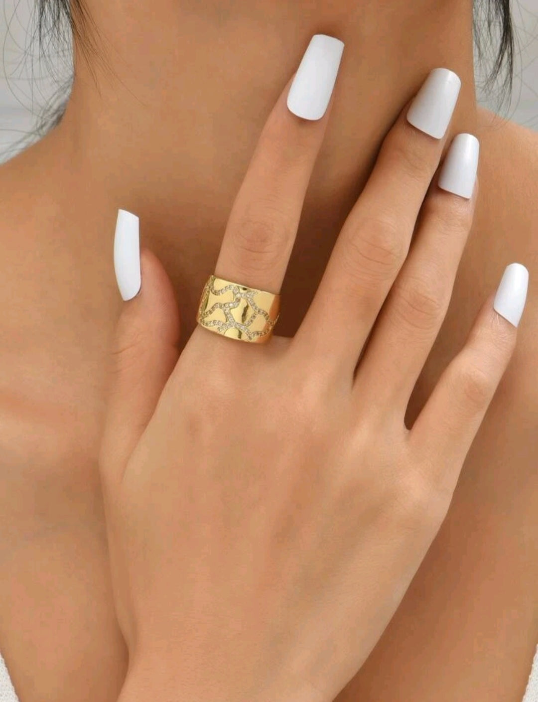Ellie 18k Gold Plated Ring