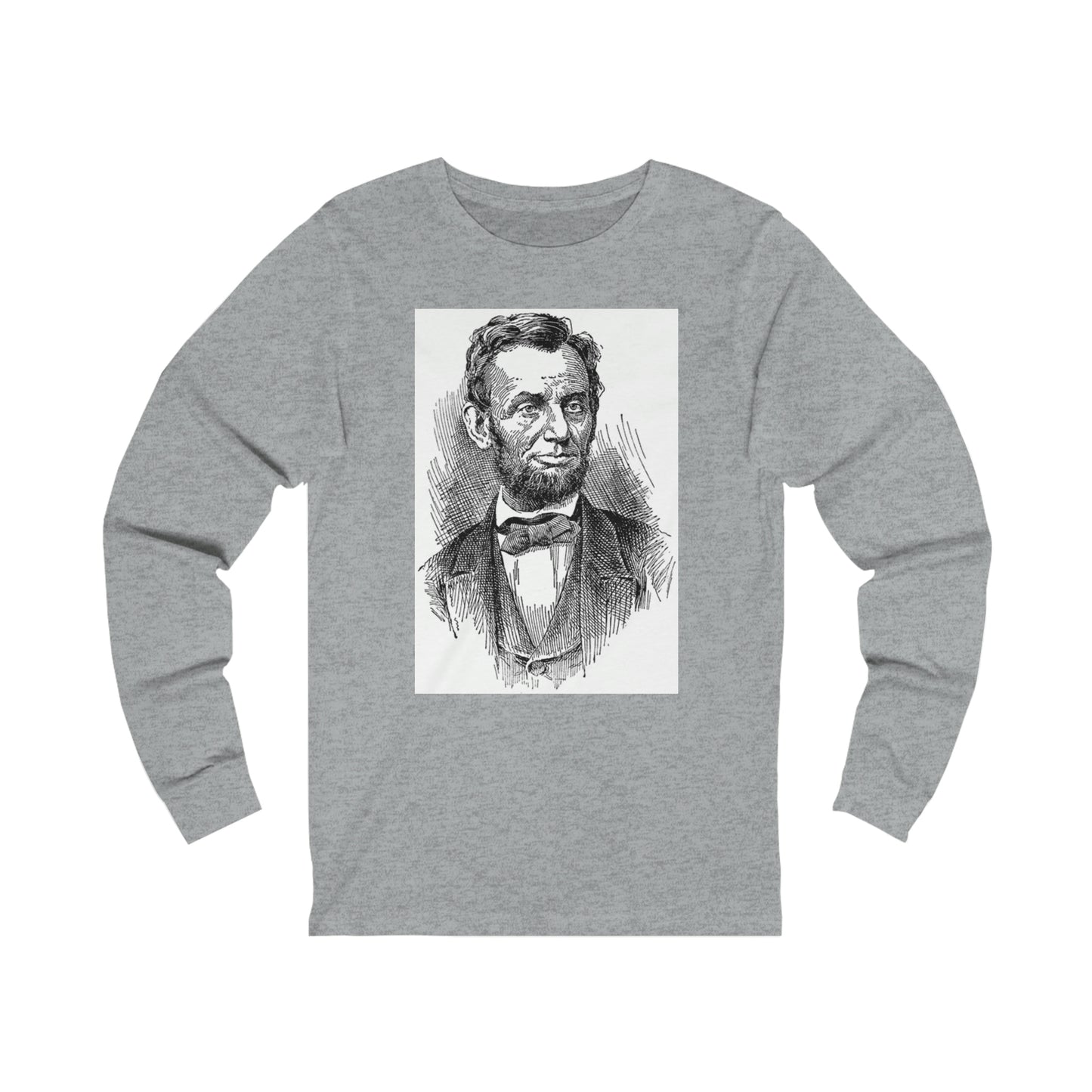 Abe Lincoln Unisex Jersey Long Sleeve Tee