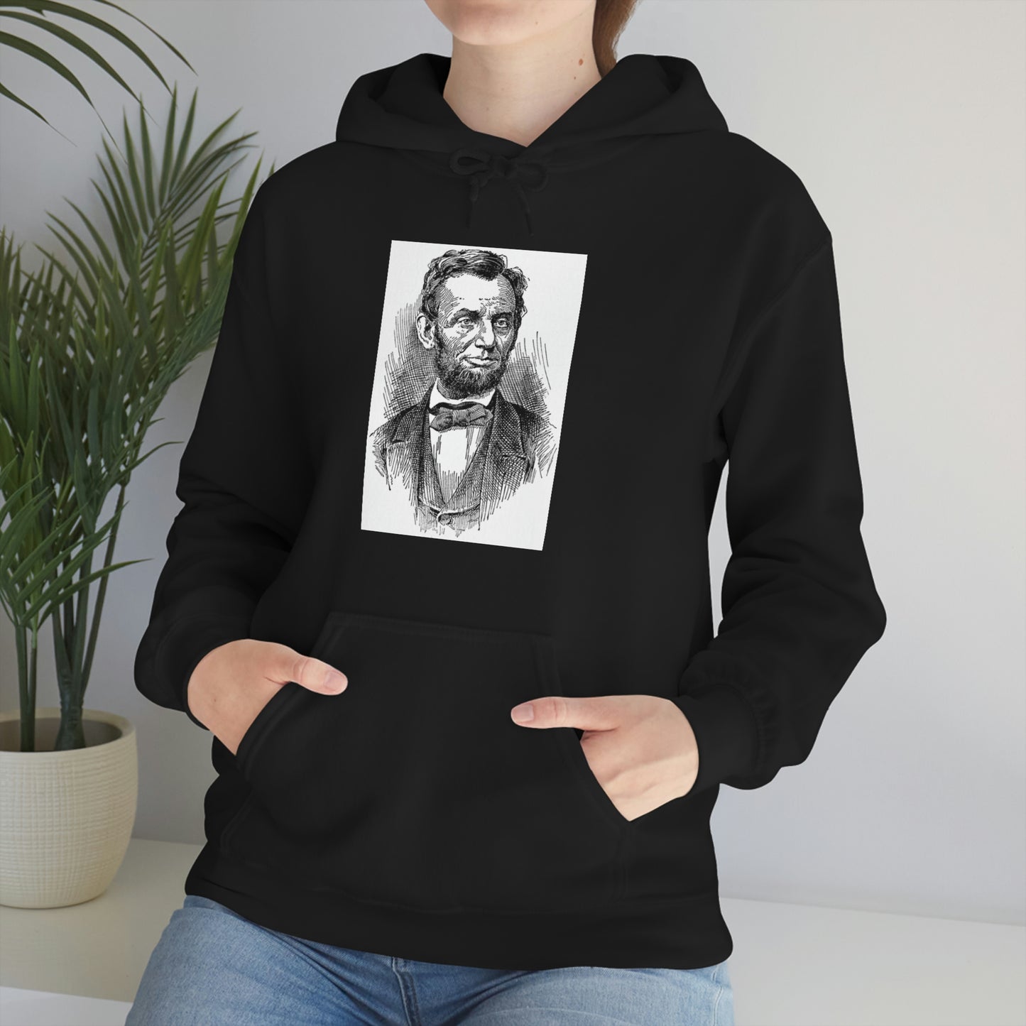Abe Lincoln Unisex Heavy Blend Hooded Sweatshirt